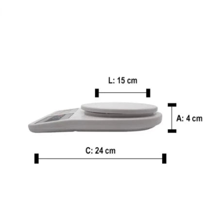 Balança De Cozinha Digital Alta Precisão Multideia 1g ate 10KG