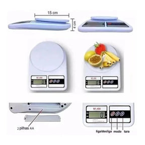 Balança De Cozinha Digital Alta Precisão Multideia 1g ate 10KG