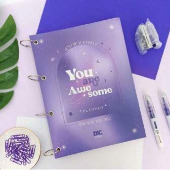 Planner Permanente Argolado DAC Universitário Trendy Purple / Papelaria